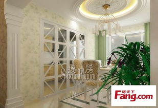 合肥宜興南里西式古典二居室裝修效果圖 76平米6萬裝修設(shè)計(jì)案例 合肥房天下家居裝修網(wǎng)