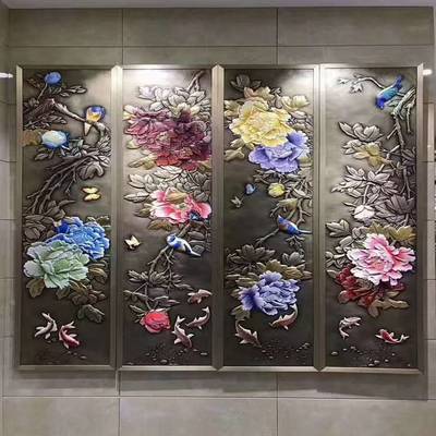 武漢3D立體浮雕壁畫 維妙維肖