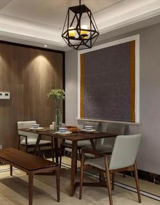 武漢嵐庭裝飾120平現代裝修設計,大氣有質感